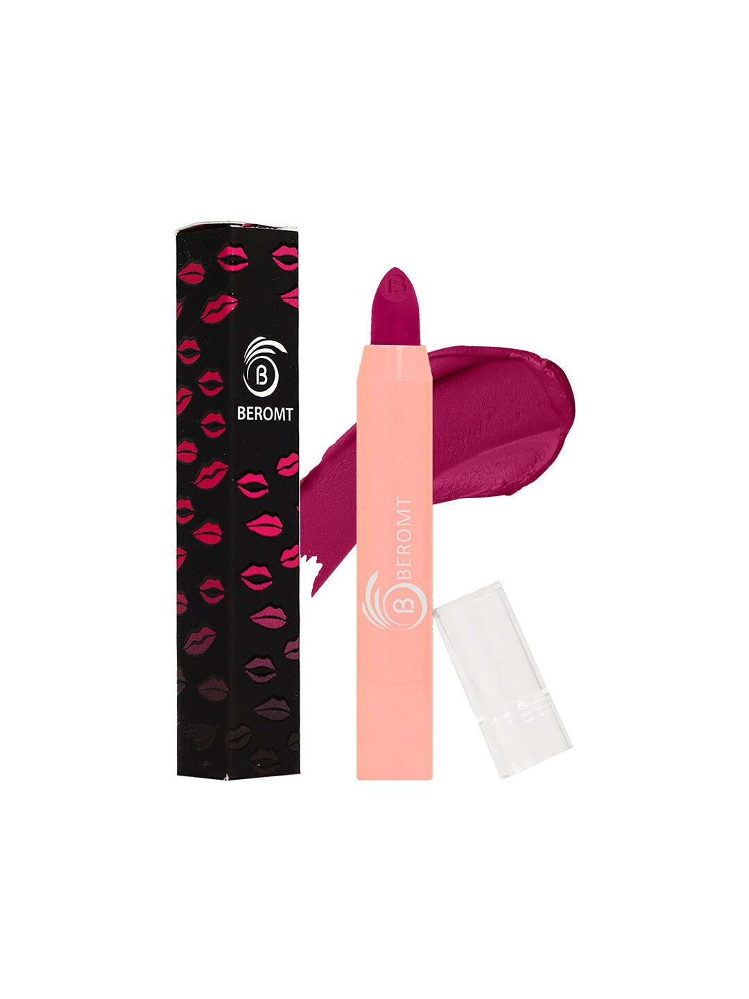 BEROMT Perfect Pout Matte Crayon Lipstick - Warm Tone Red 3gm Price in India