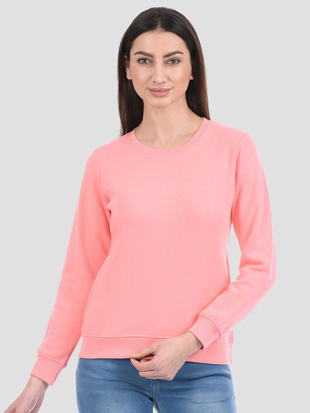 Cloak & Decker by Monte Carlo Women Pink Sweatshirt Price in India