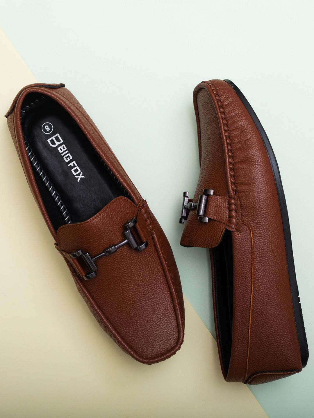 Big Fox Men Tan Loafers