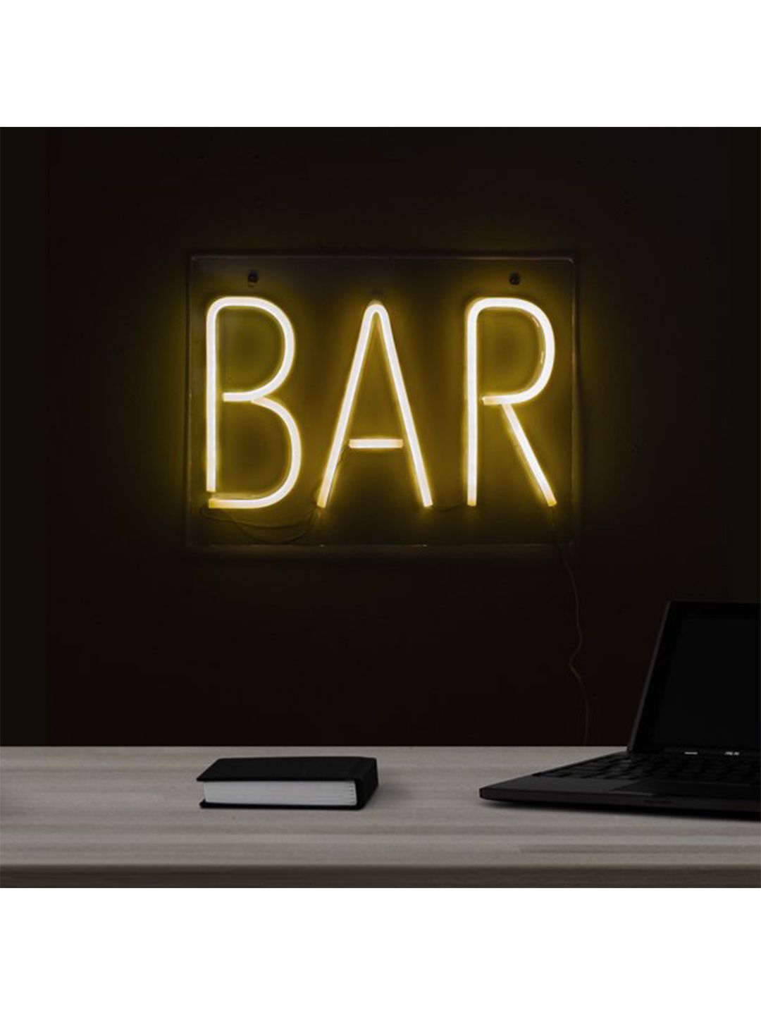 XERGY White Solid Bar Wall Sign Wall Lamp Price in India