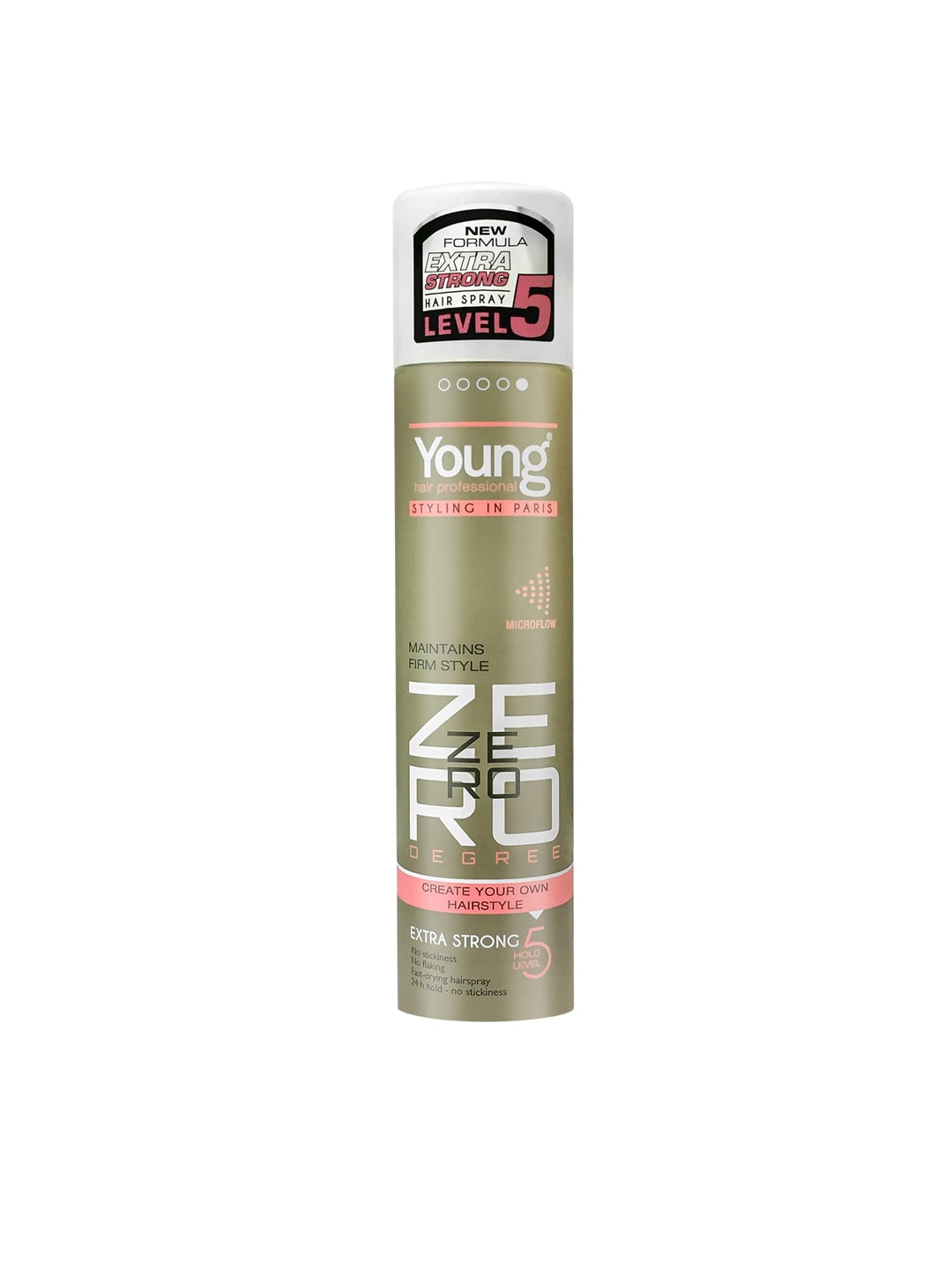 Young Sweet Heart Young Hair Profressional Zero Degree Extra Strong Hairspray - 300ml Price in India