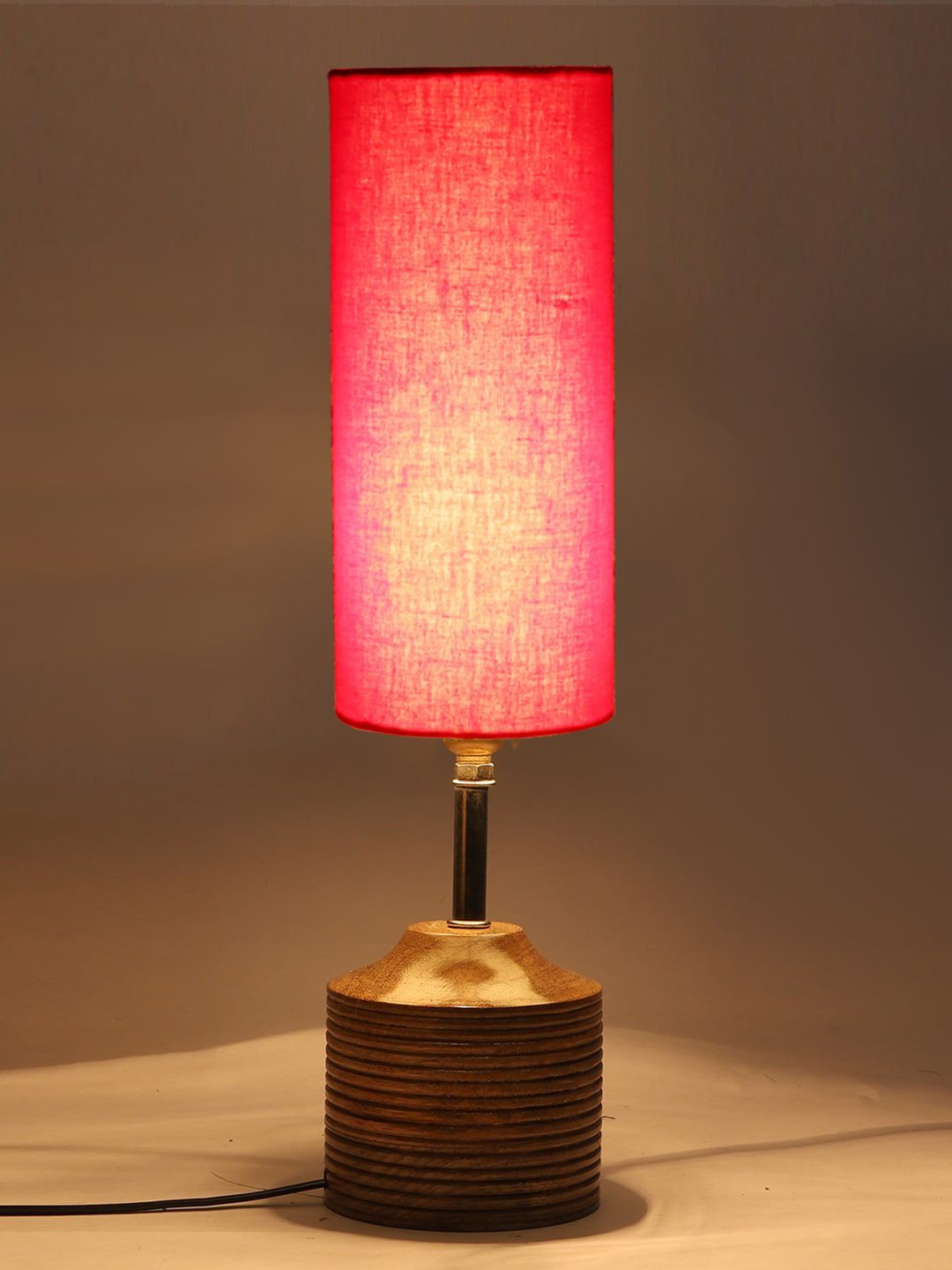 Devansh Red Textured Table Lamps Price in India