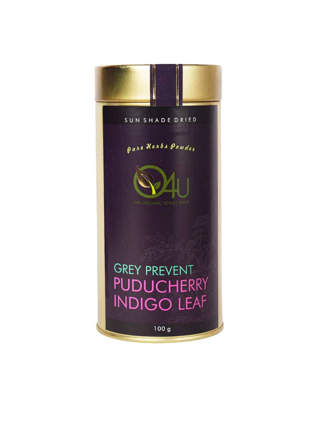 O4U Grey Prevent Puducherry Indigo Leaf Powder for Dandruff & Damage Control 100g Price in India
