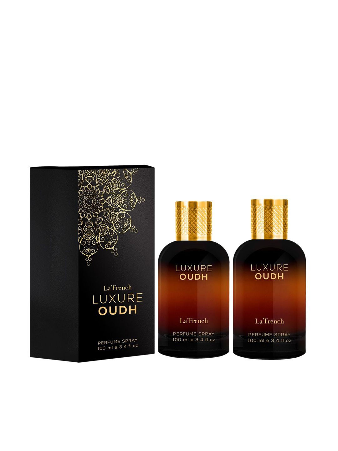La French  Set Of 2 Luxure Oudh, Eau De Parfum,100ml Price in India