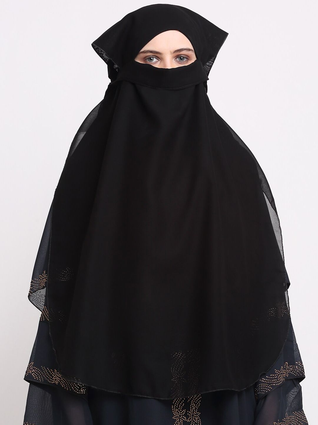 KLOTTHE Women Black Scarves Price in India