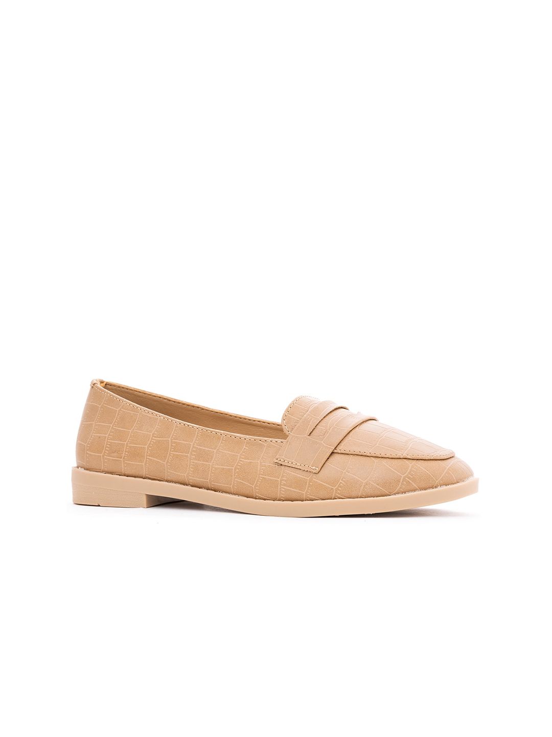 Khadims Women Beige Loafers Price in India