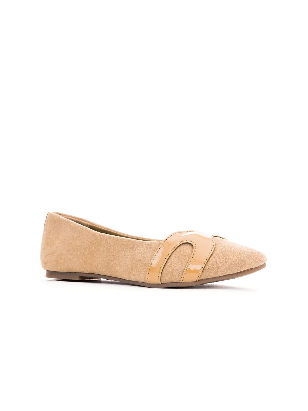 Khadims Women Beige Ballerinas with Bows Flats