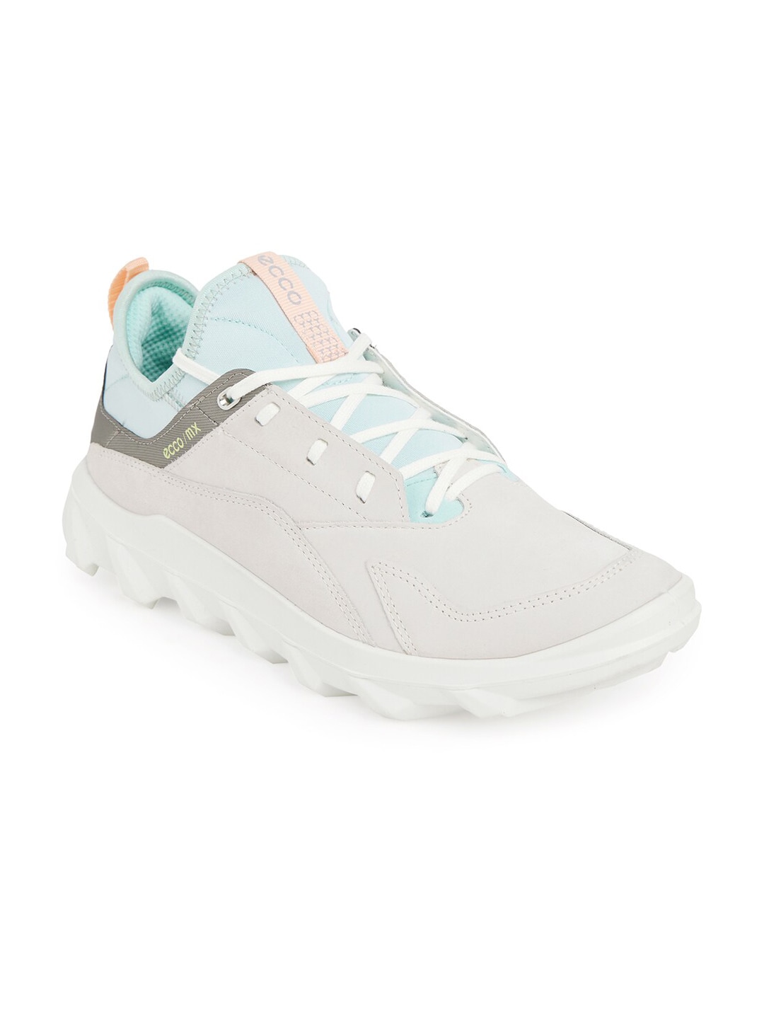 ECCO Women White Vitality Leather Walking Non-Marking Shoes Price in India