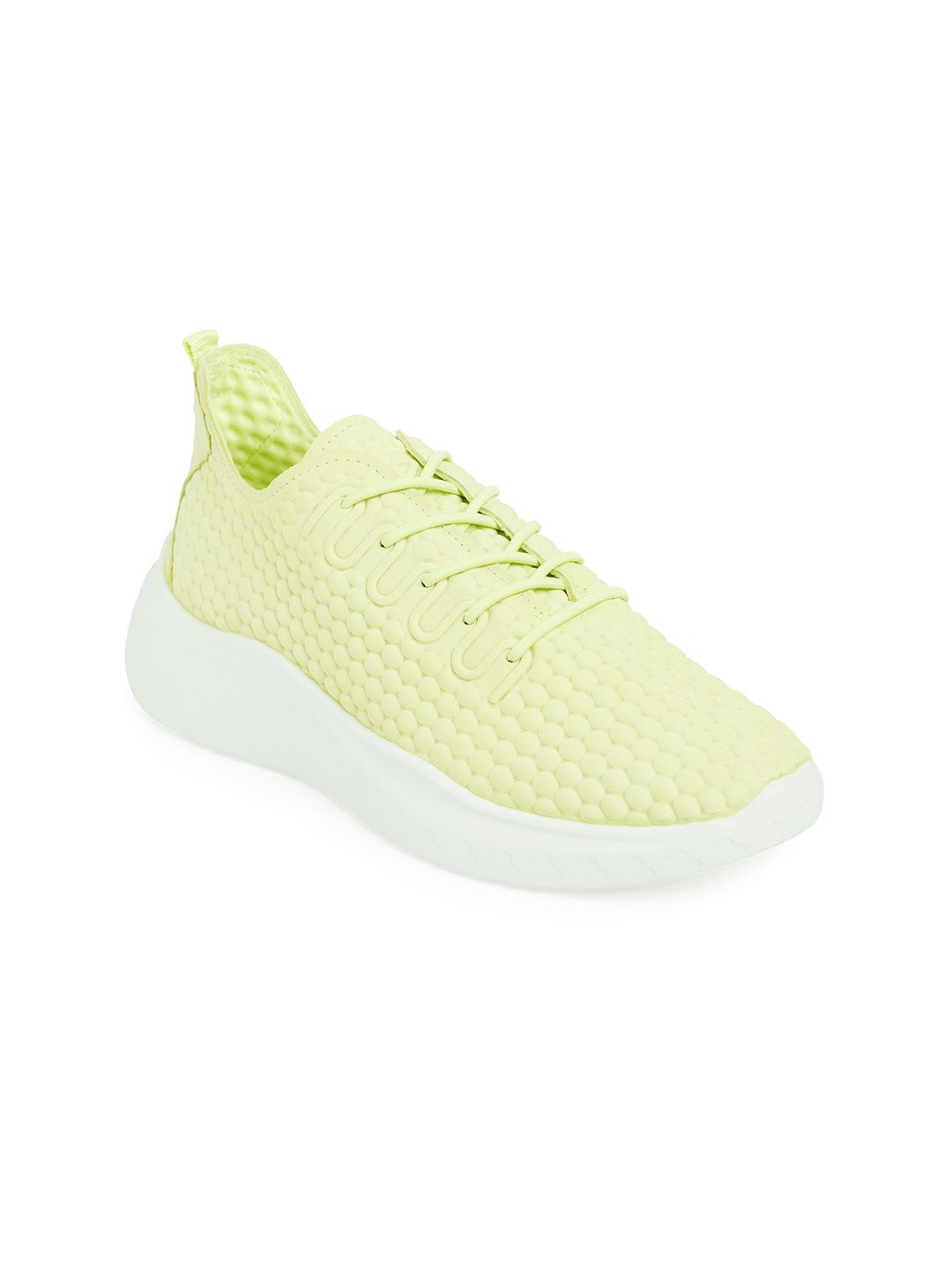 ECCO Women Athleisure Sunny Lime Leather Regular  Sneakers