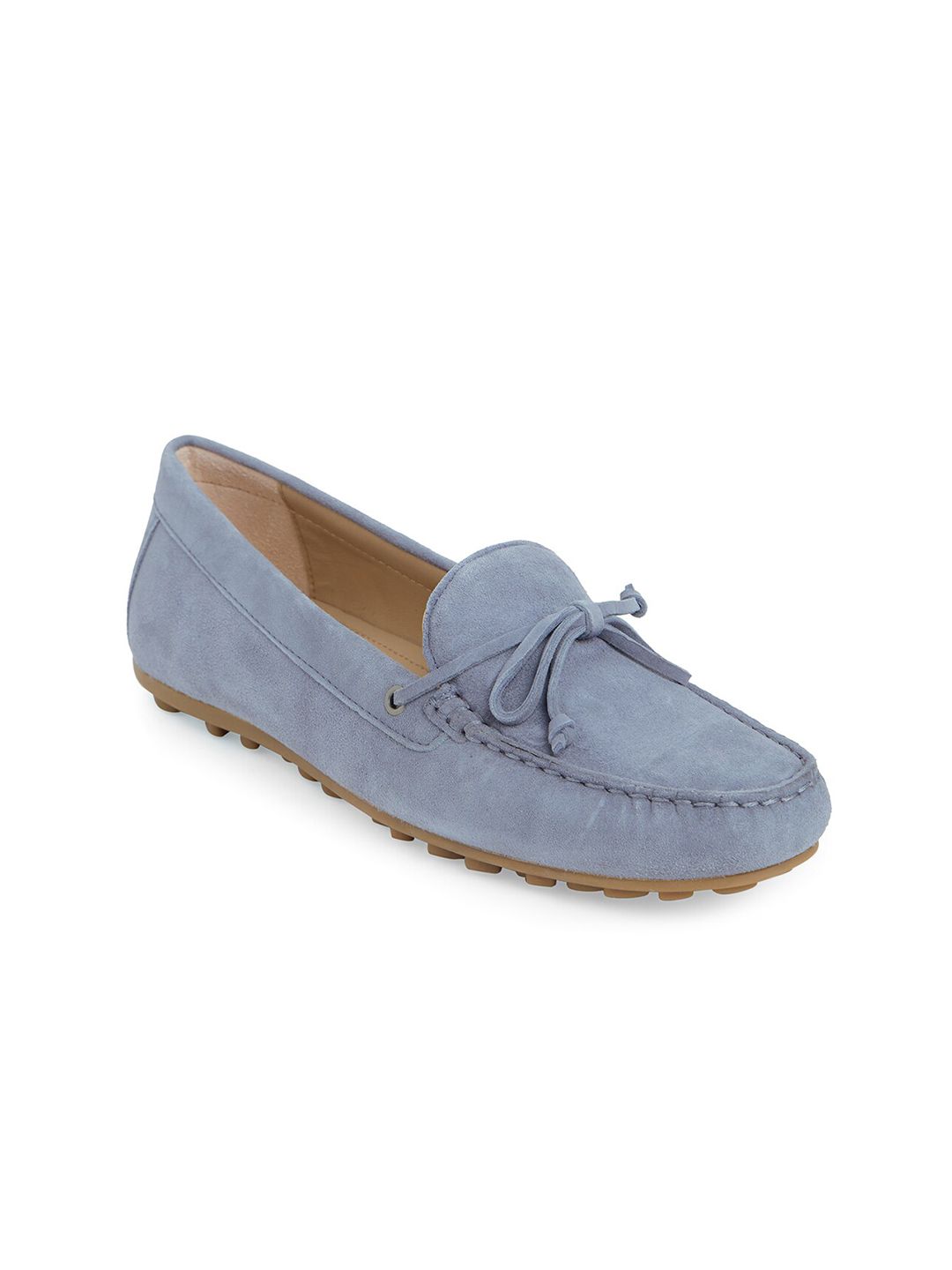 ECCO Women Blue Contemporary Leather Walking Non-Marking Shoes Price in India