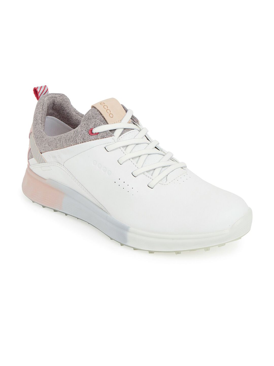ECCO Women White Hybrid Leather Golf Non-Marking Shoes Price in India