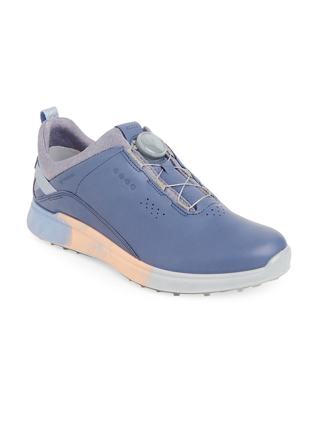 ECCO Women Blue Leather Hybrid Performance Golf Non-Marking Shoes Price in India