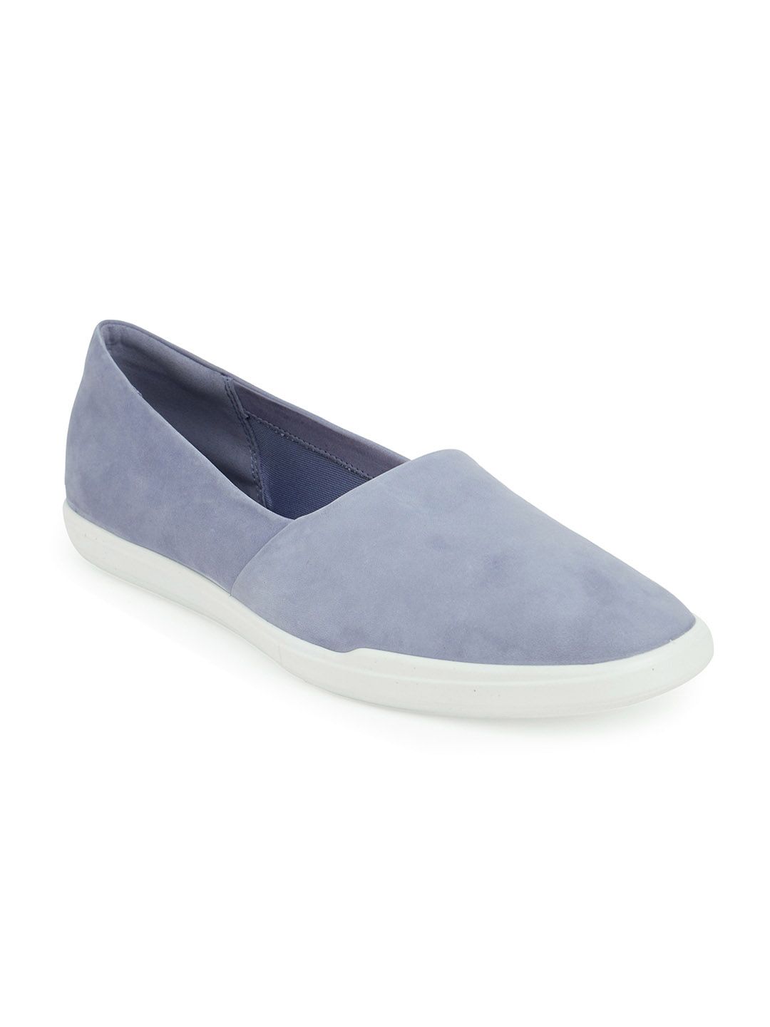 ECCO Women Blue Scandinavian Spirit Nubuck Loafers Price in India