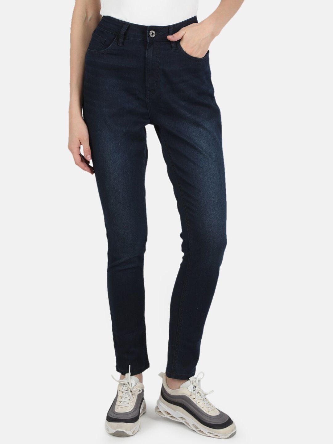 Monte Carlo Women Blue Comfort Slim Fit Stretchable Jeans Price in India