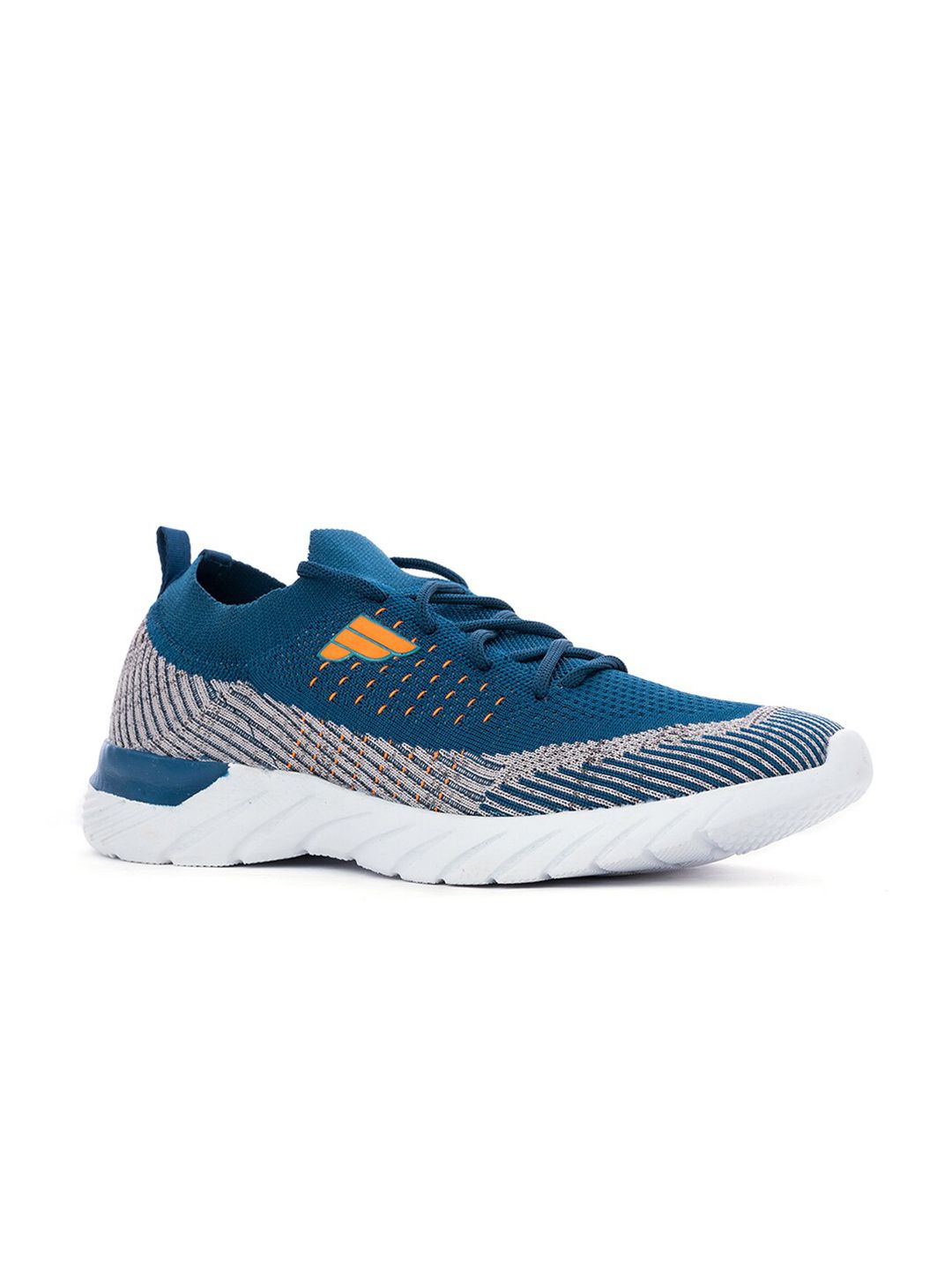 Khadims Men Blue Textile Walking Non-Marking Shoes