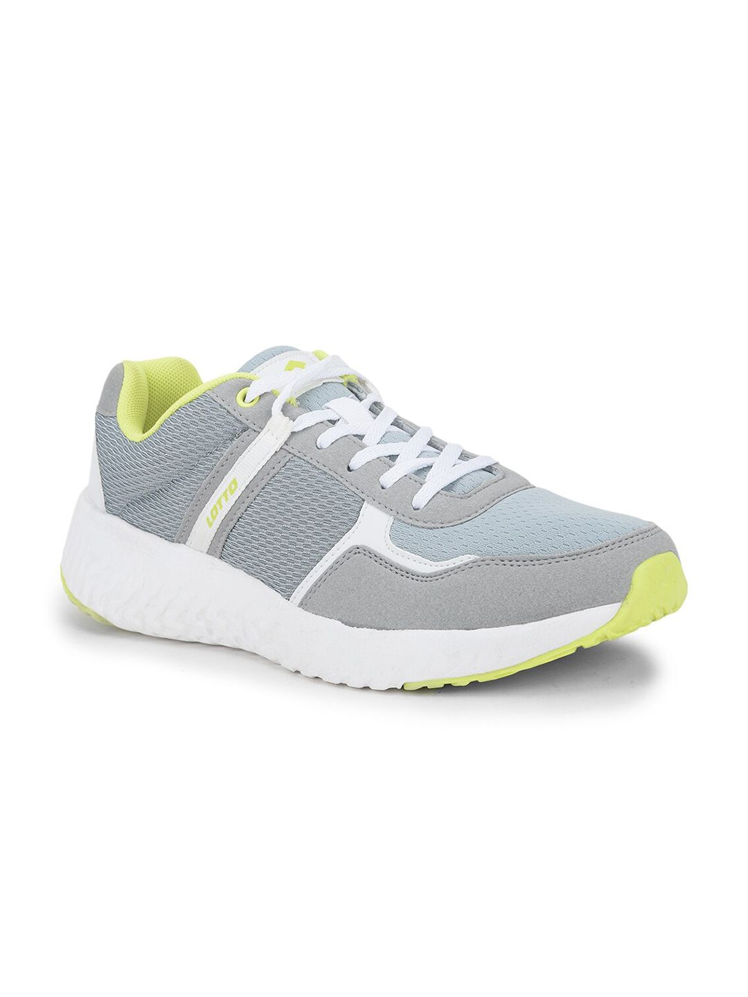 Lotto Women Grey Mesh Running Shoes Price in India