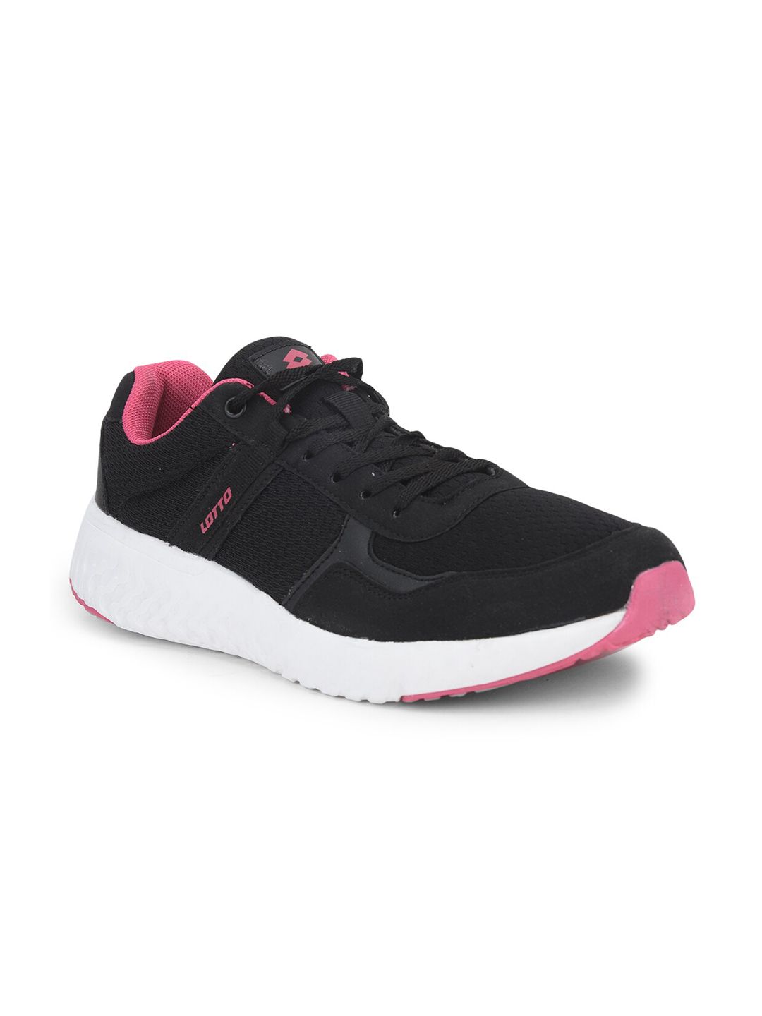 Lotto Women Black Mesh Running Shoes Price in India