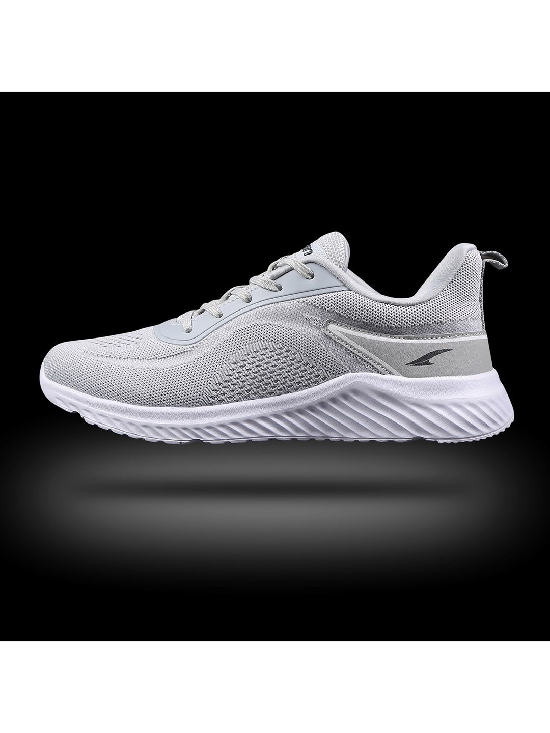 ASIAN Men Grey Woven Design Sneakers