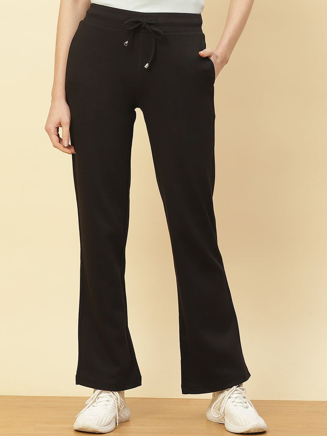 Lakshita Women Black High-Rise Trousers Price in India