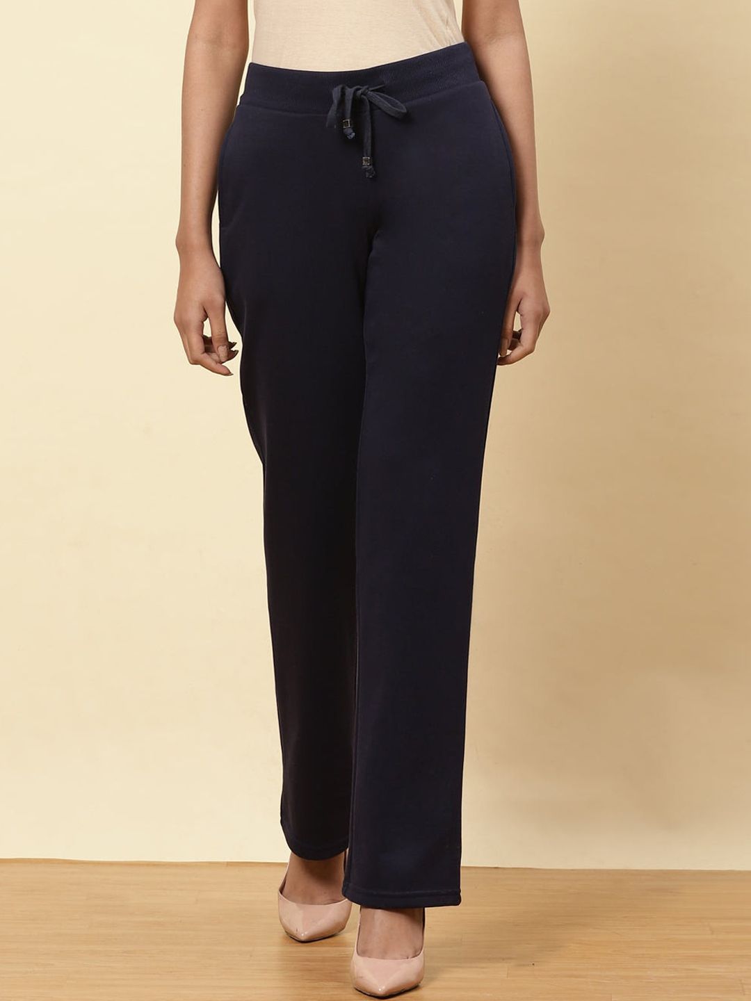 Lakshita Women Blue High-Rise Trousers Price in India