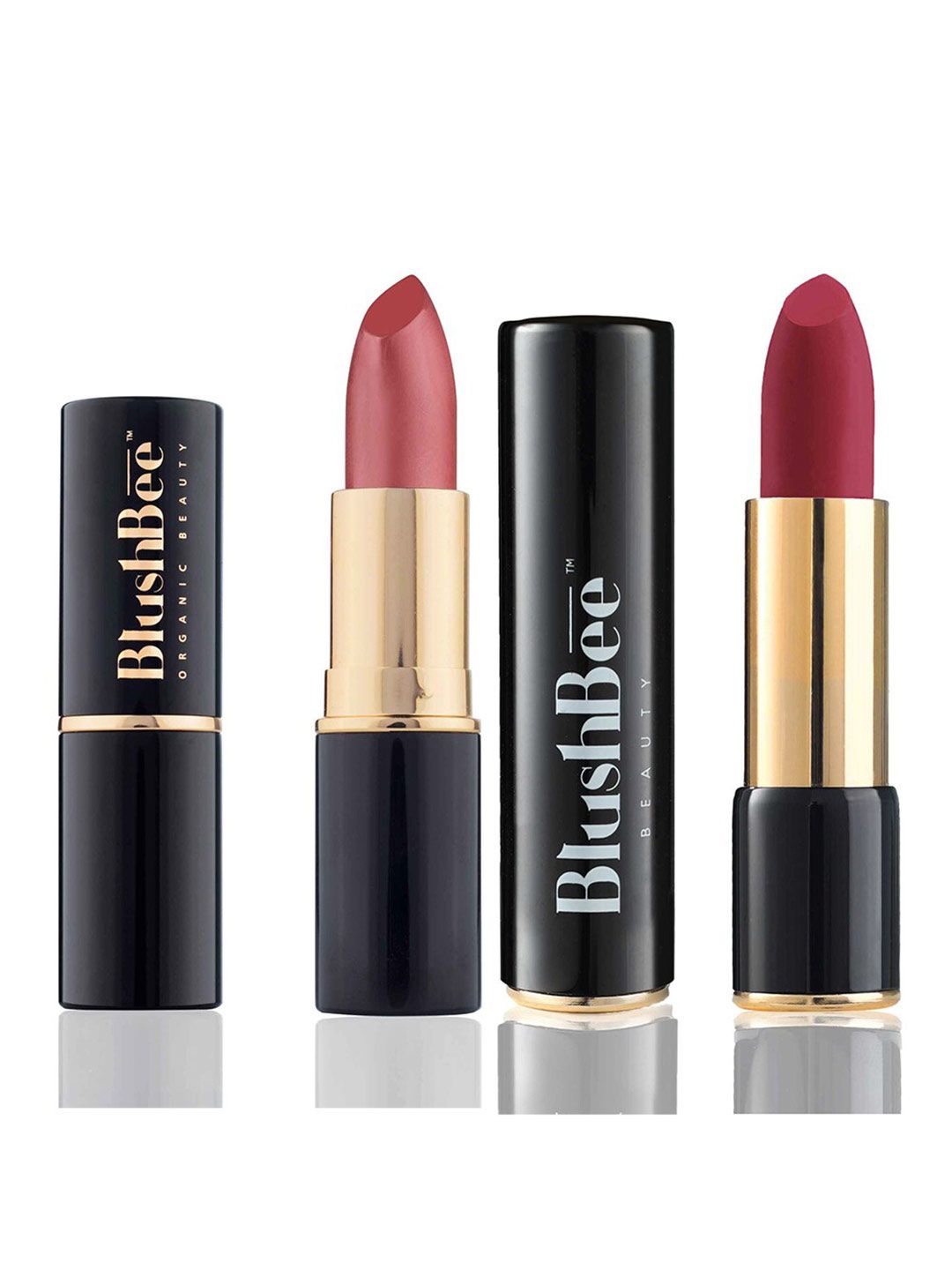 BlushBee Beauty Set Of 2 Lip Nourishing Organic Lipstick 8.4gm Price in India
