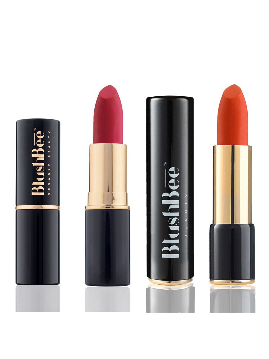 BlushBee Set of 2 Lip Nourishing Organic Vegan Lipstick Price in India