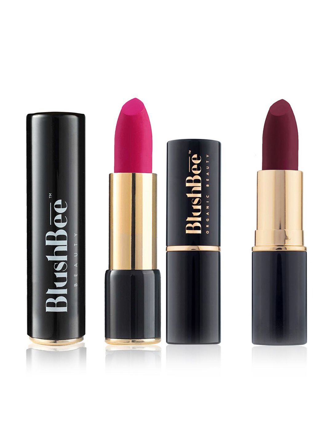 BlushBee Set of 2 Lip Nourishing Organic Vegan Lipstick Price in India