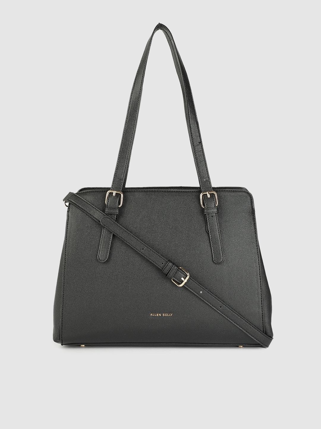 Allen Solly Women Black Structured Shoulder Bag Price in India