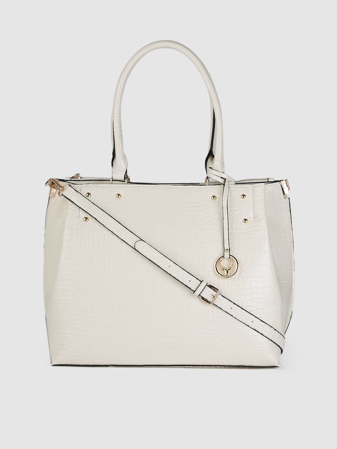 Allen Solly Women White Animal Textured PU Oversized Structured Shoulder  Bag Price in India, Full Specifications & Offers 
