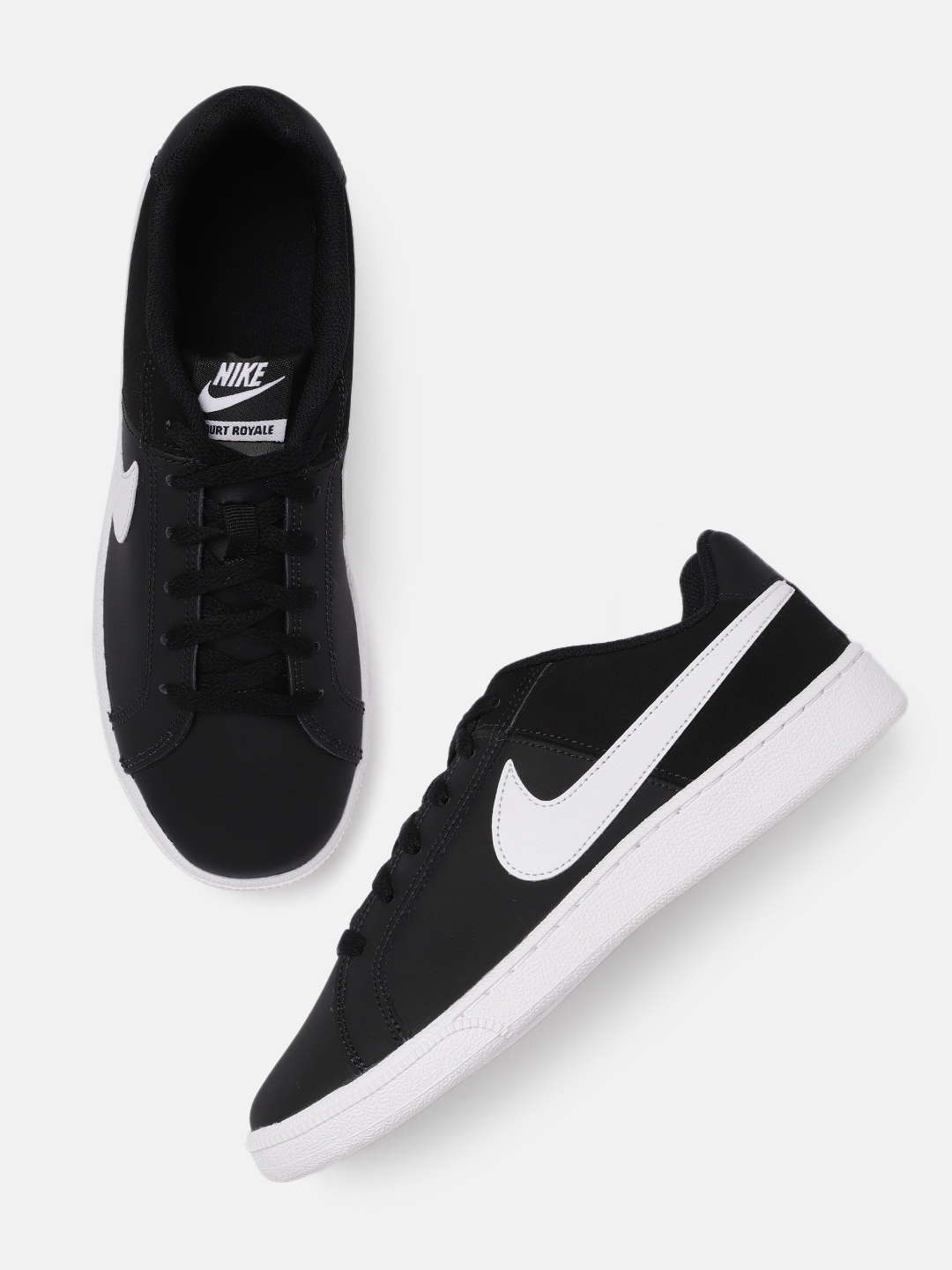 Nike Women Black COURT ROYALE Sneakers Price in India