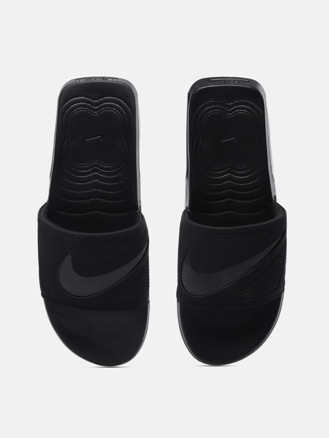 Nike Men Black Solid Sliders