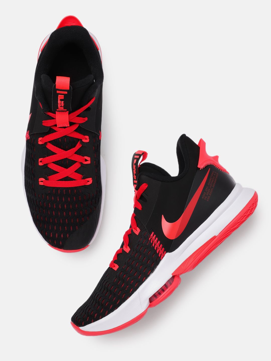 Nike Unisex Black Lebron Witness V Basketball Shoes Price in India