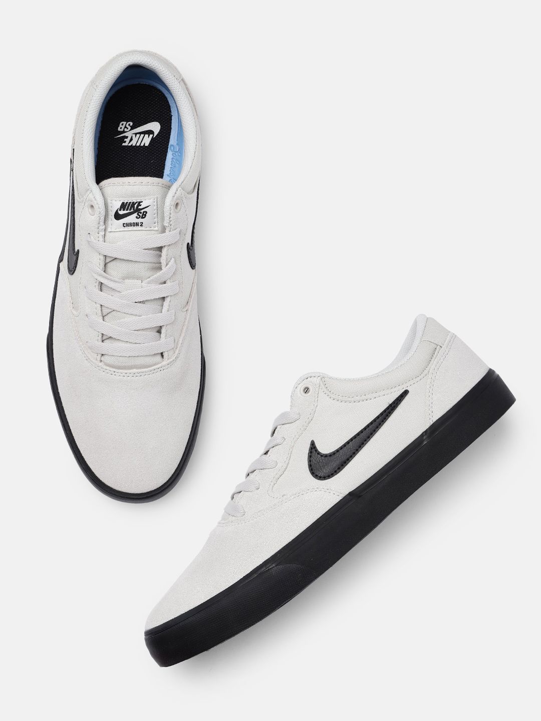 Nike Unisex Grey SB Chron 2 Skate Shoes Price in India