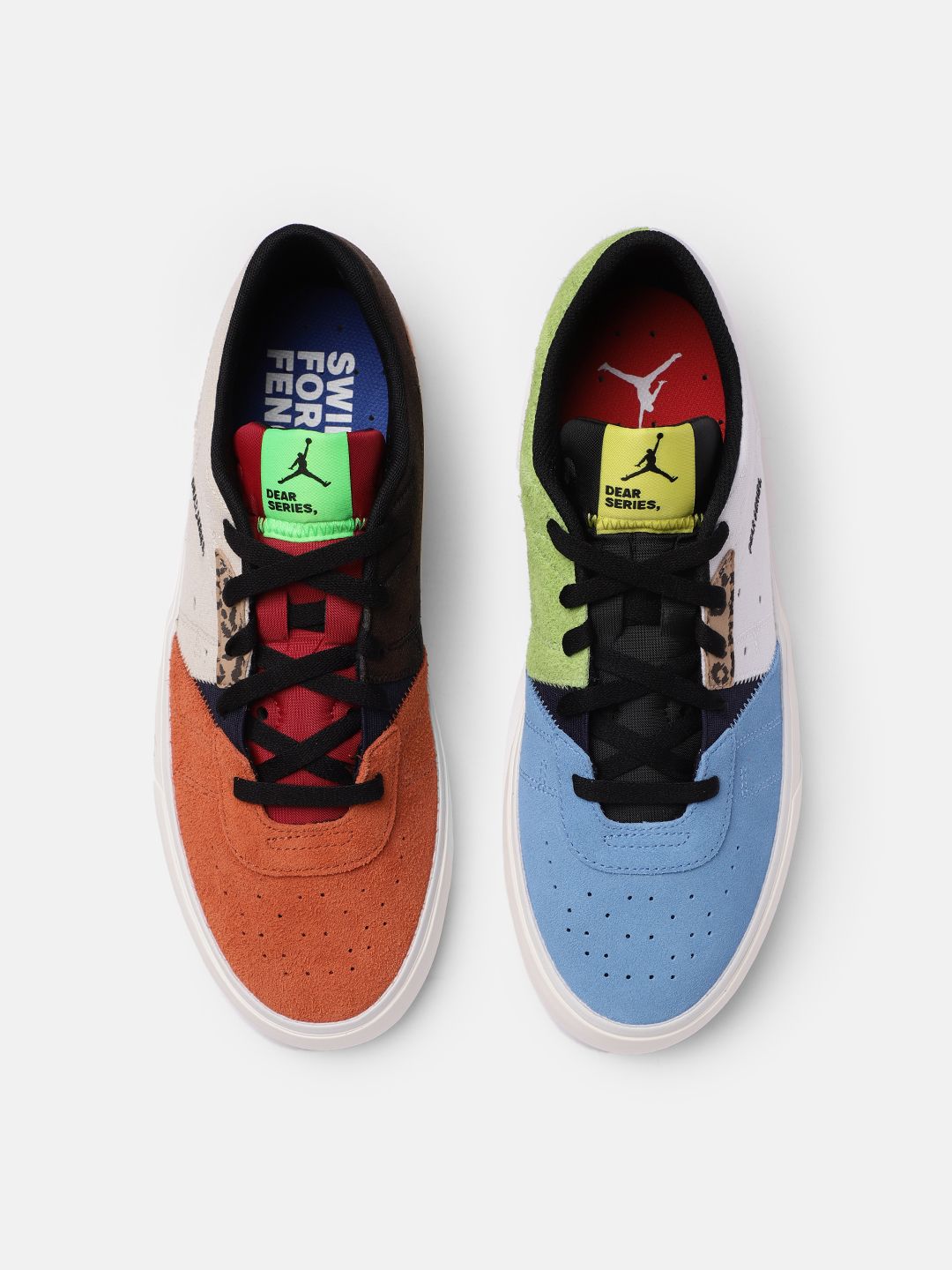 air jordan different color shoes