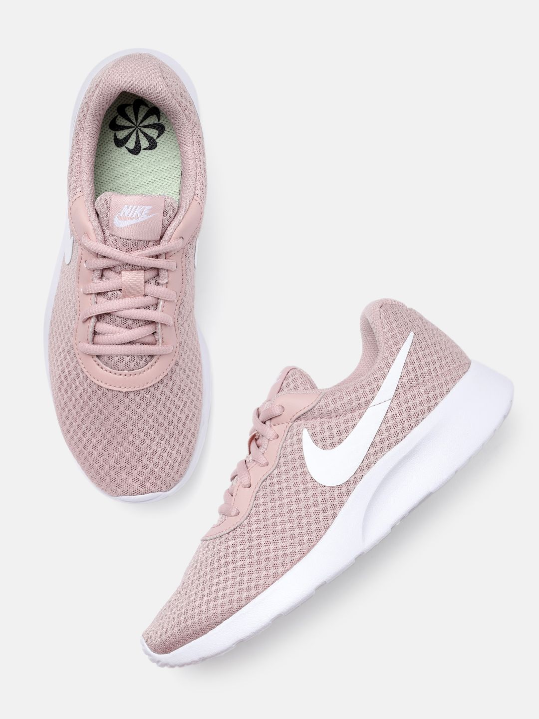 Nike Women Pink Solid Sneakers Price in India