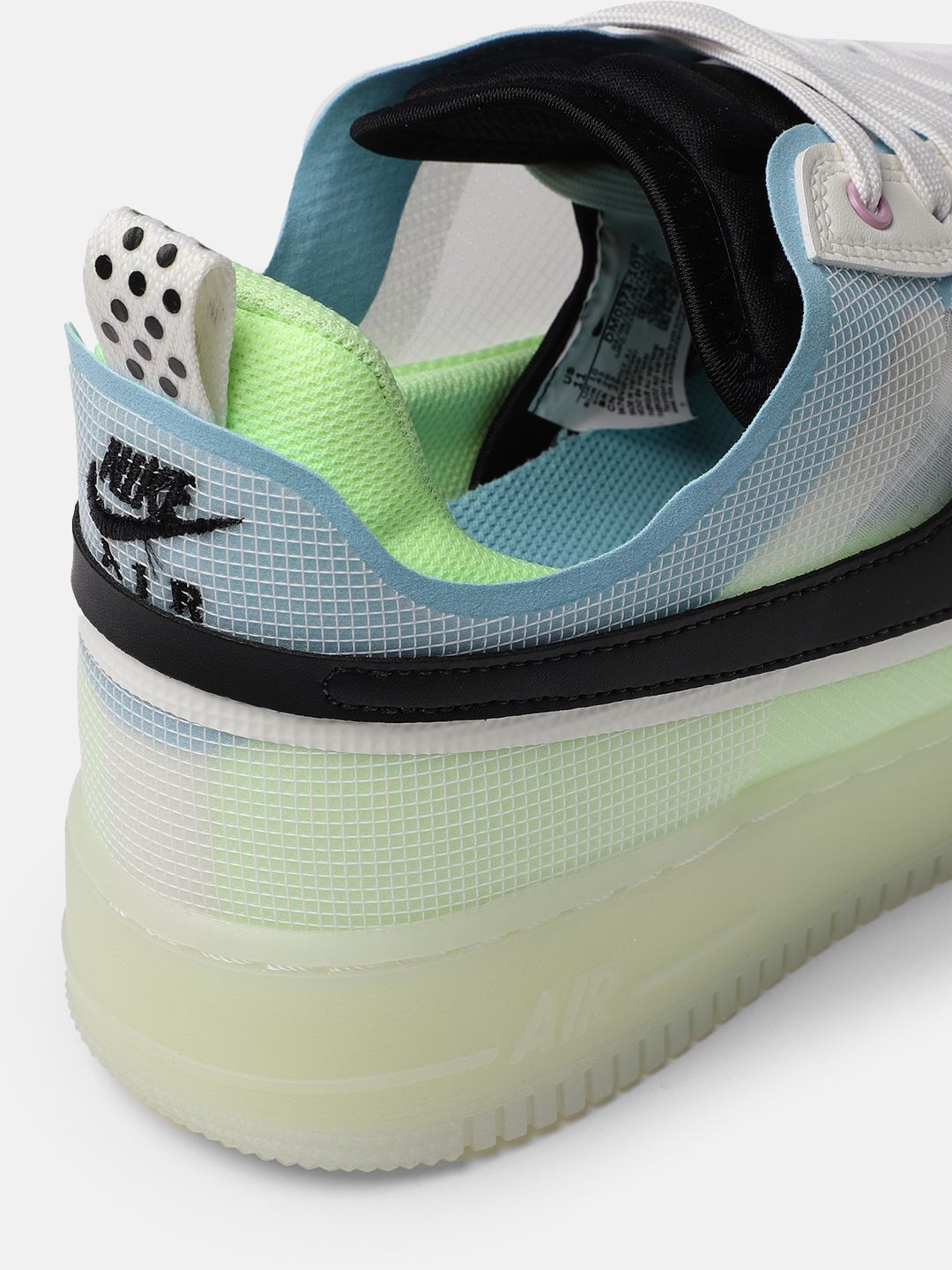 Buy Nike Men White Air Force 1 React Leather Sneakers - Casual