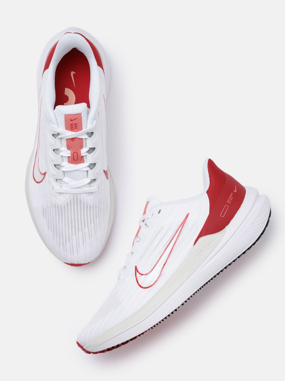 Nike Women White Air Winflo 9 Road Running Shoes Price in India