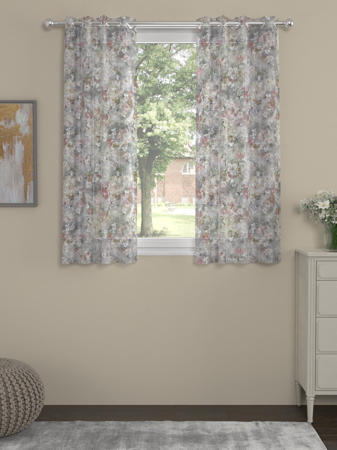 ROSARA HOME Unisex Multi Curtains and Sheers Price in India
