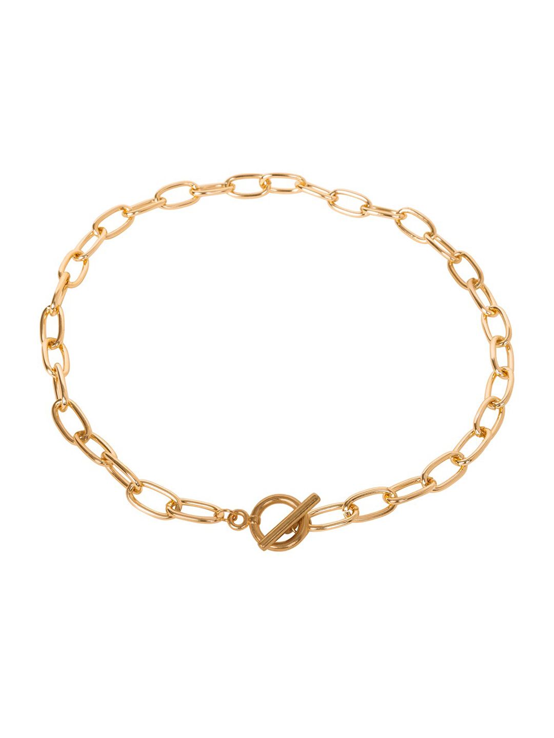 FabAlley Gold-Toned Gold-Plated Chain Price in India