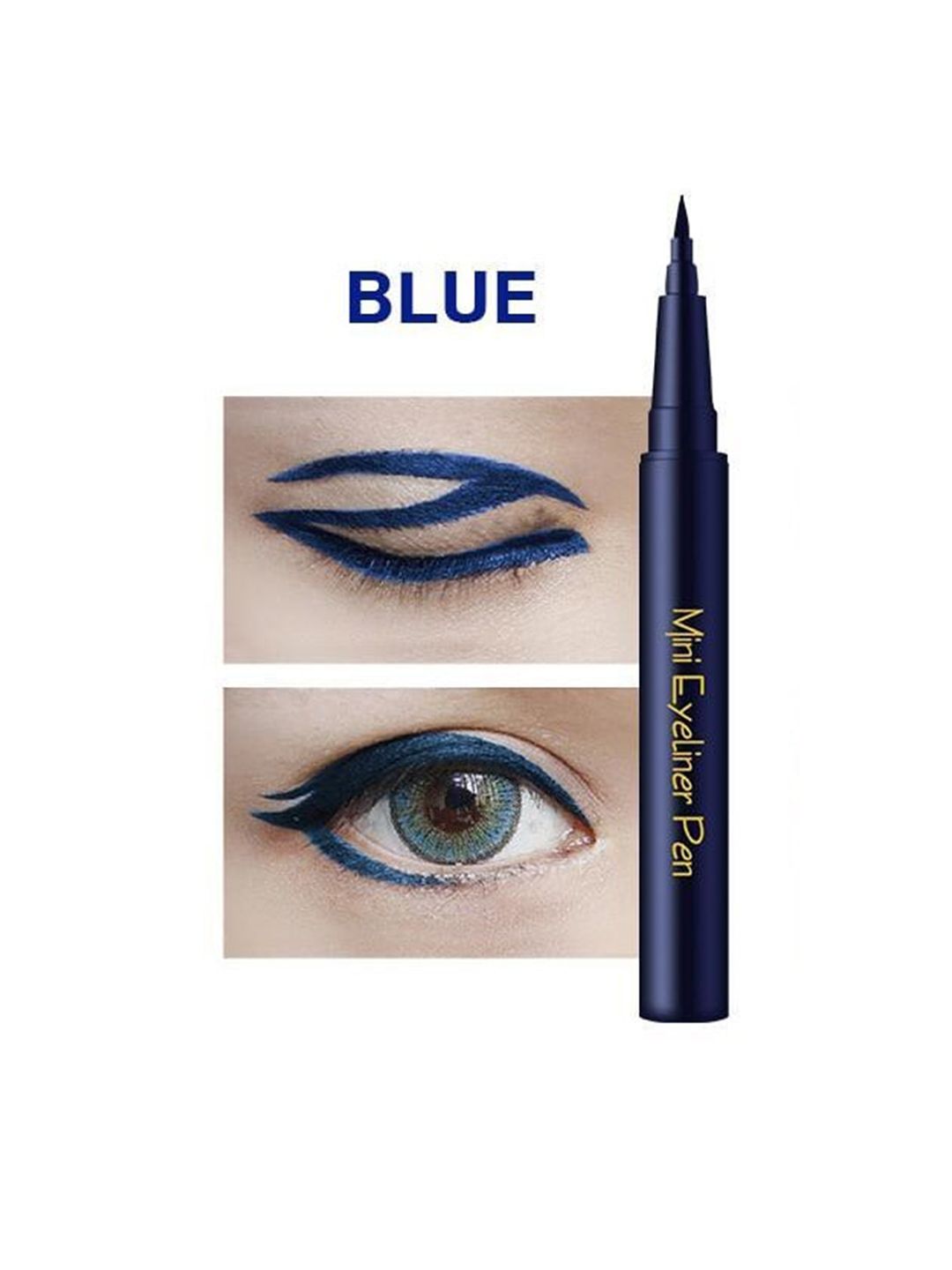 LAKYOU BEAUTY Blue Travel Size Mini Sketch Pen Eyeliner 1.2 ml Price in India