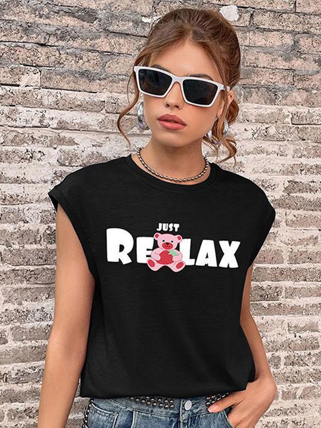 BoStreet Black Print Top