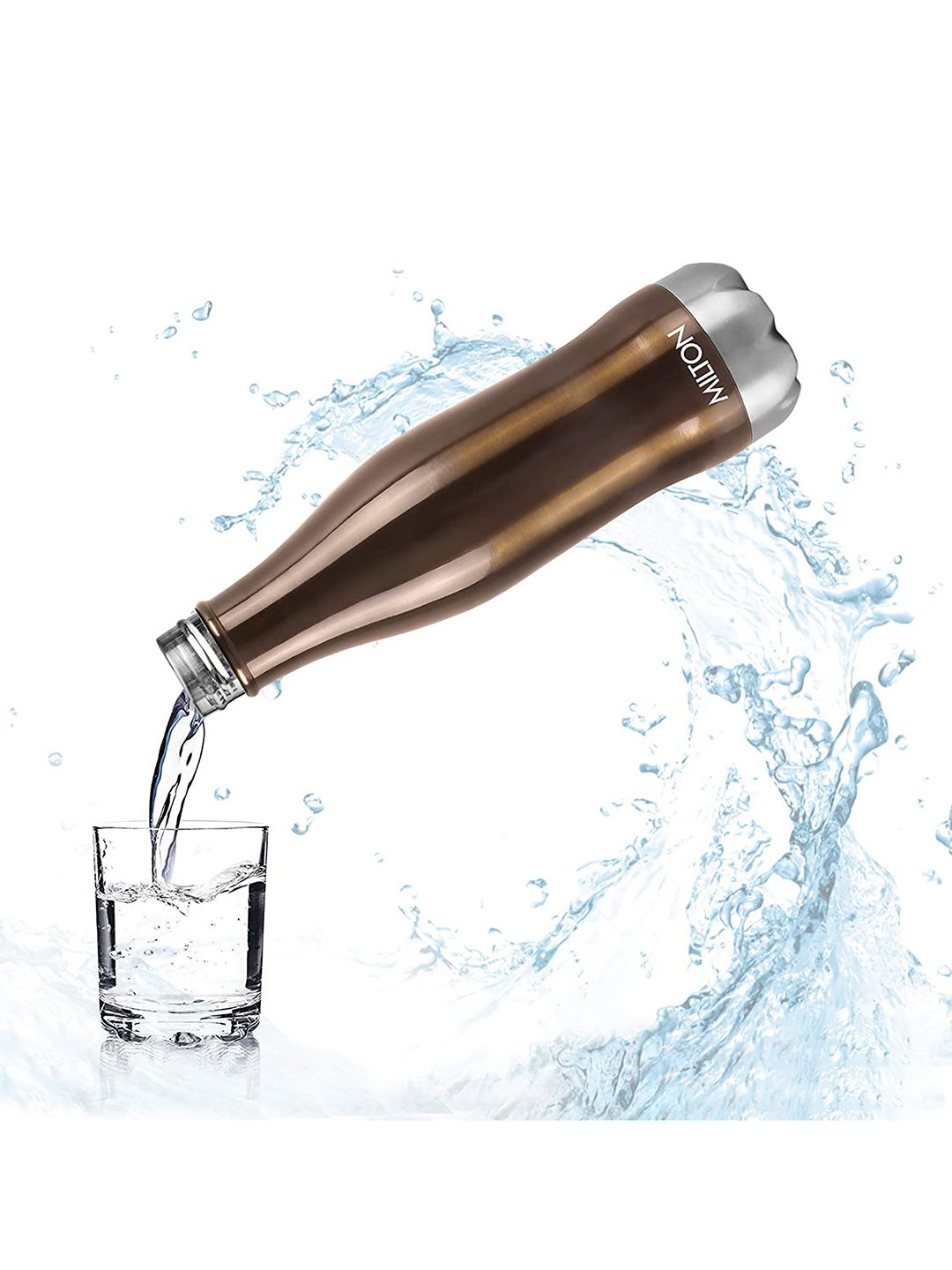 Milton Coffee Brown Duke-750 Thermosteel Water Bottle 620 ml Price in India