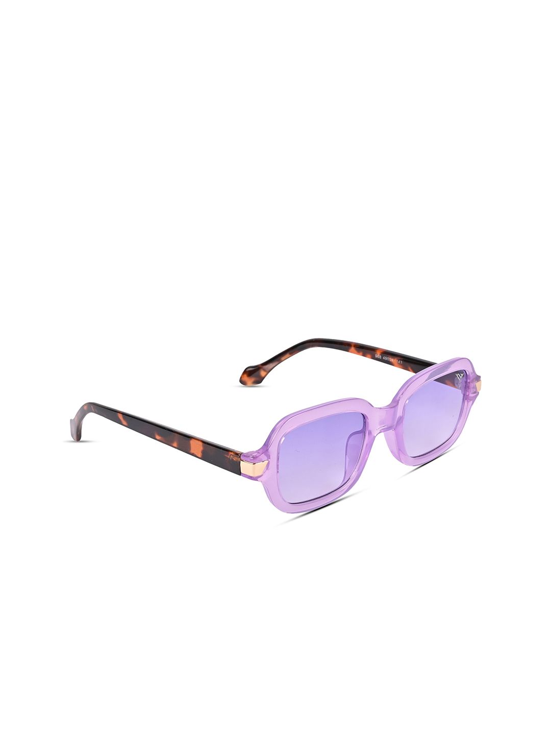 Voyage Unisex Purple Lens & Purple Rectangle Sunglasses with UV Protected Lens Price in India