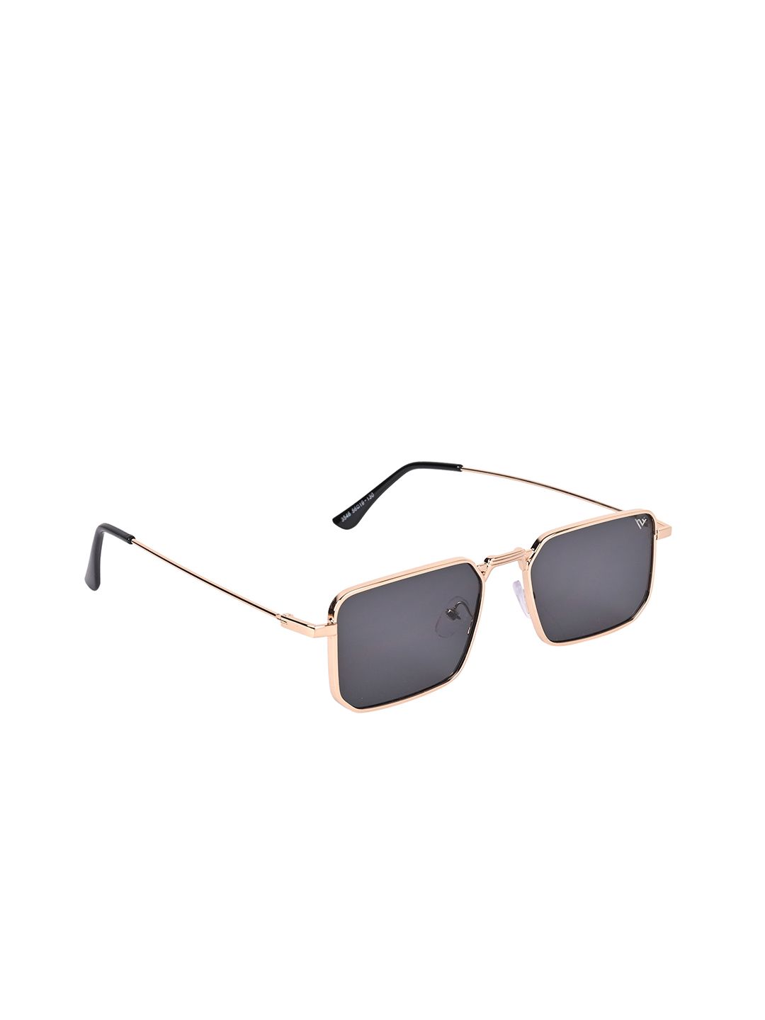 Voyage Unisex Black Lens & Gold-Toned Square Sunglasses with UV Protected Lens Price in India