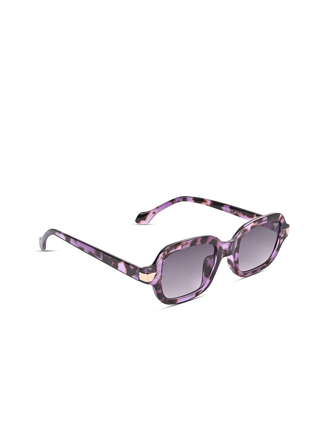 Voyage Unisex Grey Lens & Purple Rectangle Sunglasses with UV Protected Lens Price in India