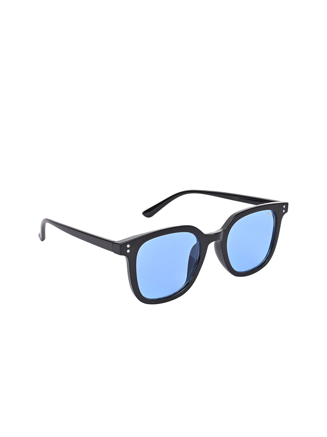 Voyage Unisex Blue Lens & Black Wayfarer Sunglasses with UV Protected Lens Price in India