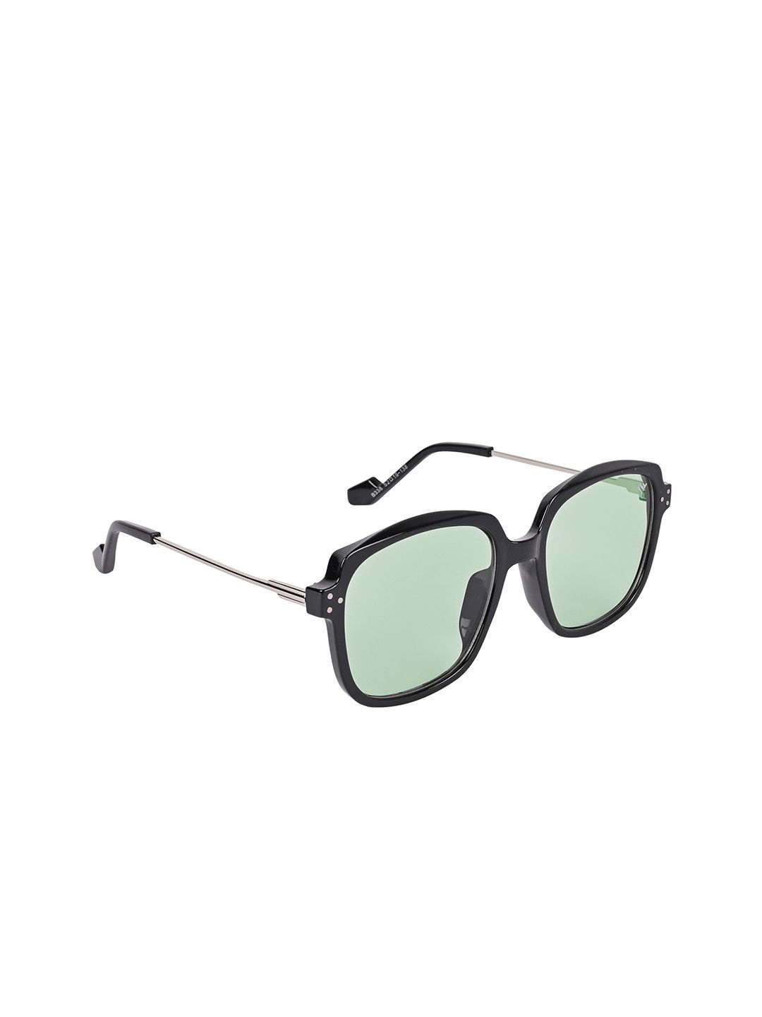 Voyage Unisex Green Lens & Black Square Sunglasses with UV Protected Lens Price in India