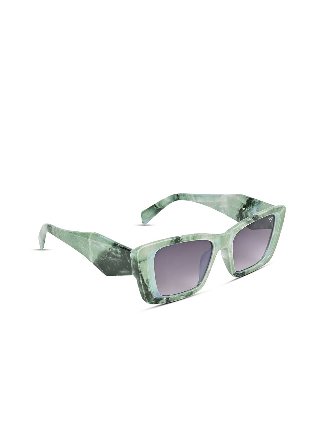 Voyage Unisex Black Lens & Green Wayfarer Sunglasses with UV Protected Lens Price in India