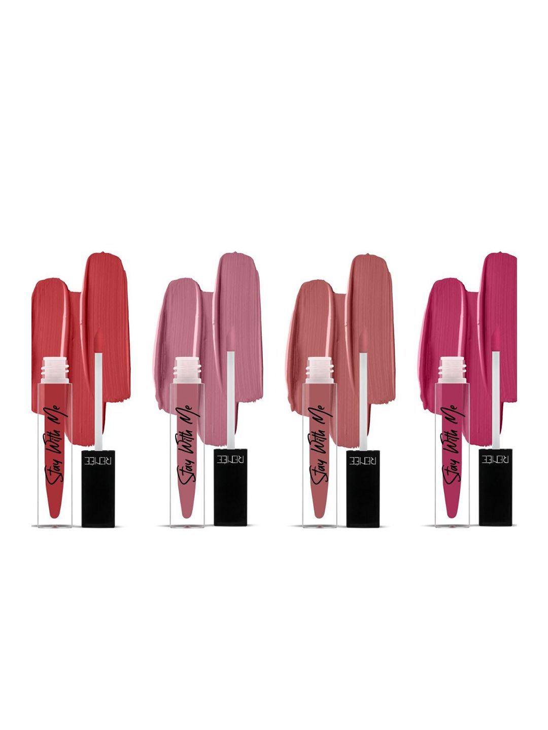 Renee Set of 4 Stay With Me Matte Lip Color 20 ml Price in India