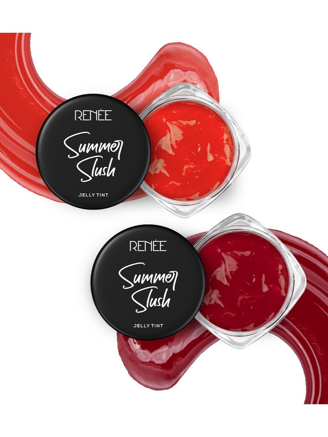 Renee  Summer Slush Jelly Lip Tint -Juicy Strawberry-Naughty Orange -13gm Price in India